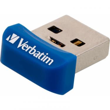 USB флеш накопитель Verbatim 64GB Store 'n' Stay NANO Blue USB 3.0 Фото 3