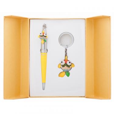 Ручка шариковая Langres набор ручка + брелок Goldfish Желтый Фото