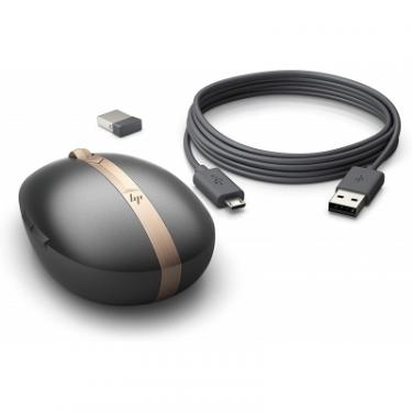 Мышка HP Spectre 700 Wireless/Bluetooth Black-Gold Фото 4