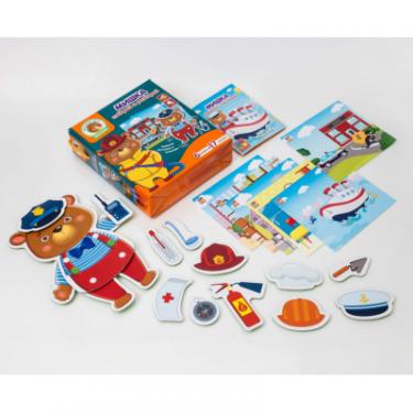 Развивающая игрушка Vladi Toys Игра с подвижными деталями Мишка, русский язык Фото 1