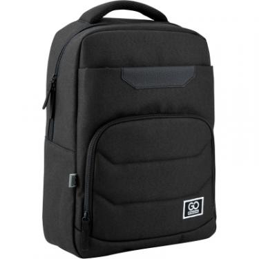 Рюкзак школьный GoPack Сity 144-2 черный Фото 1
