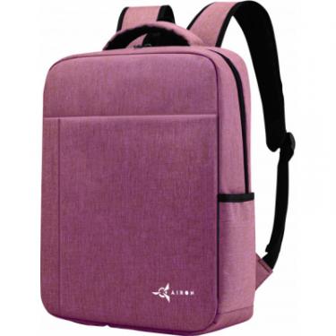 Рюкзак для ноутбука AirOn 15.6" Weekend 15L Pink Фото 1