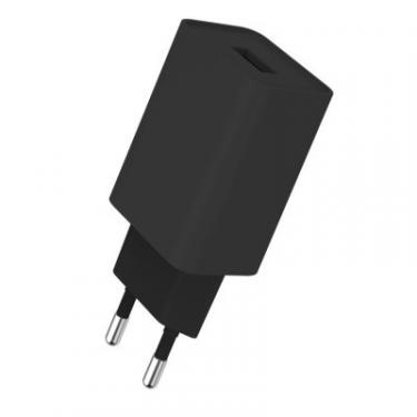 Зарядное устройство ColorWay 1USB Quick Charge 3.0 (18W) black Фото 3