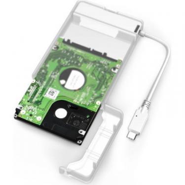 Адаптер Maiwo USB3.1 GEN1 TypeC to HDD 2,5" SATA/SSD white Фото 2