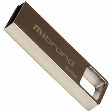 USB флеш накопитель Mibrand 64GB Shark Silver USB 2.0 Фото