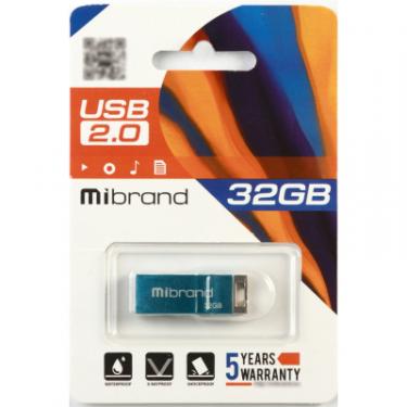 USB флеш накопитель Mibrand 32GB Сhameleon Light Blue USB 2.0 Фото 1