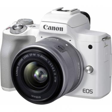 Цифровой фотоаппарат Canon EOS M50 Mk2 + 15-45 IS STM Kit White Фото
