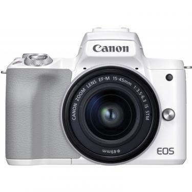 Цифровой фотоаппарат Canon EOS M50 Mk2 + 15-45 IS STM Kit White Фото 1