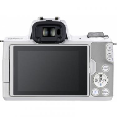 Цифровой фотоаппарат Canon EOS M50 Mk2 + 15-45 IS STM Kit White Фото 2