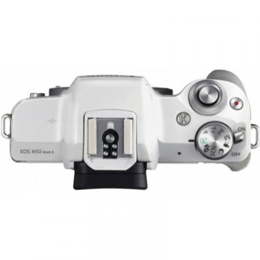Цифровой фотоаппарат Canon EOS M50 Mk2 + 15-45 IS STM Kit White Фото 3