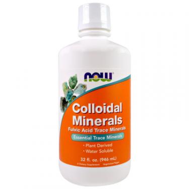 Минералы Now Foods Коллоидные Минералы, Colloidal Minerals, 946 мл Фото