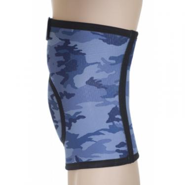 Бандаж ARMOR на колінний суглоб і зв'язки, закритий, M, синій Фото 1