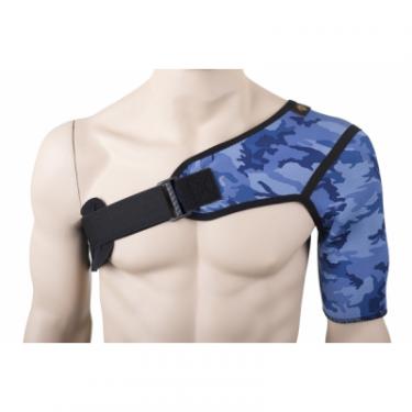 Бандаж ARMOR для підтримки плеча, XL, синій Фото 1