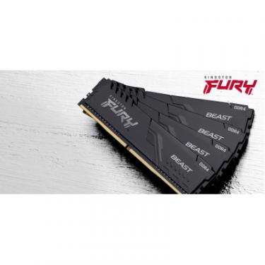 Модуль памяти для компьютера Kingston Fury (ex.HyperX) DDR4 8GB (2x4GB) 2666 MHz Fury Beast Black Фото 4