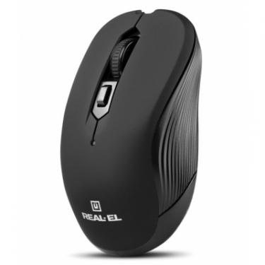 Мышка REAL-EL RM-330 Wireless Black Фото 5