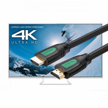 Кабель мультимедийный Ugreen HDMI to HDMI 3.0m HD101 Round (Yellow/Black) Фото 1