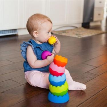 Развивающая игрушка Fat Brain Toys Пирамидка-балансир Tobbles Neo Фото 4