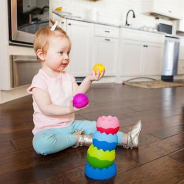 Развивающая игрушка Fat Brain Toys Пирамидка-балансир Tobbles Neo Фото 5