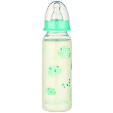 Бутылочка для кормления Baby-Nova Декор 240 мл Бірюзова Фото