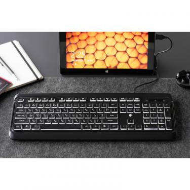 Клавиатура 2E KS120 White backlight USB Black Фото 2