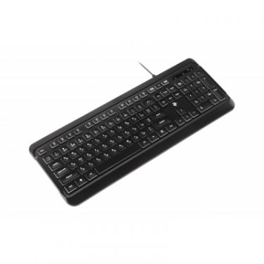 Клавиатура 2E KS120 White backlight USB Black Фото 5