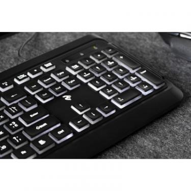 Клавиатура 2E KS120 White backlight USB Black Фото 6