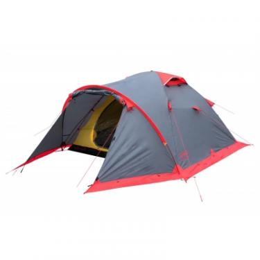 Палатка Tramp Mountain 3 V2 Grey/Red Фото 6