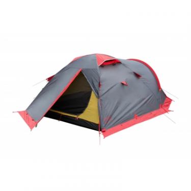 Палатка Tramp Mountain 3 V2 Grey/Red Фото 8
