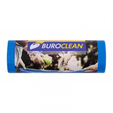 Пакеты для мусора Buroclean EuroStandart прочные синие 120 л 10 шт. Фото