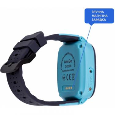 Смарт-часы Amigo GO008 MILKY GPS WIFI Blue Фото 1