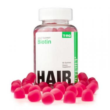 Витамин T-RQ Биотин, вкус клубники, Biotin, 60 жевательных кон Фото