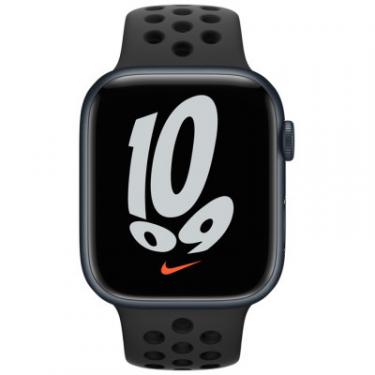 Смарт-часы Apple Watch Series 7 Nike GPS 45mm Midnight Aluminium Ca Фото 1
