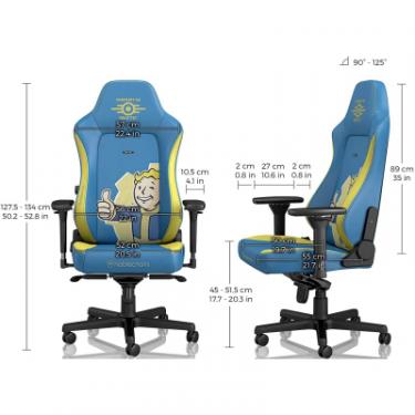Кресло игровое Noblechairs Hero Fallout Vault Tec Edition Фото 8