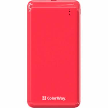 Батарея универсальная ColorWay 10 000 mAh Slim (USB QC3.0 + USB-C Power Delivery Фото 1