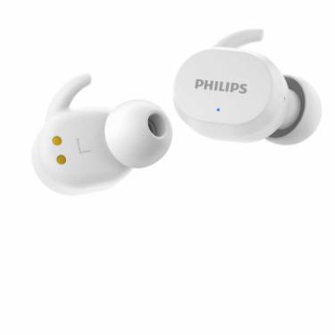 Наушники Philips TAT3216 True Wireless IPX5 Touch control Mic White Фото 4