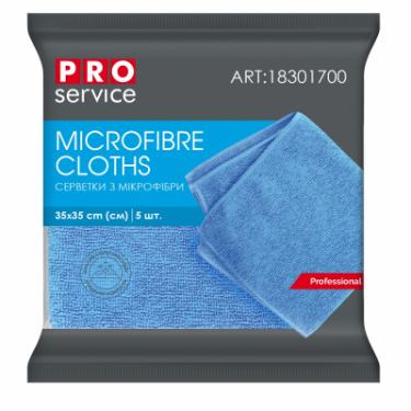 Салфетки для уборки PRO service Standard из микрофибры Синие 5 шт. Фото