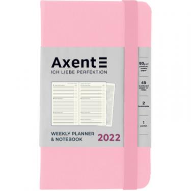 Еженедельник Axent Датований 2022 Pocket Strong, 90*150 світло рожеви Фото
