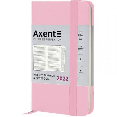Еженедельник Axent Датований 2022 Pocket Strong, 90*150 світло рожеви Фото 1