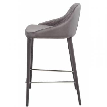 Кухонный стул Concepto Elizabeth напівбарний сірий Фото 1