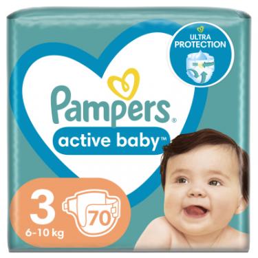 Подгузники Pampers Active Baby Midi Розмір 3 (6-10 кг) 70 шт Фото