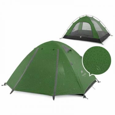 Палатка Naturehike P-Series NH18Z033-P 210T/65D Dark Green Фото 1
