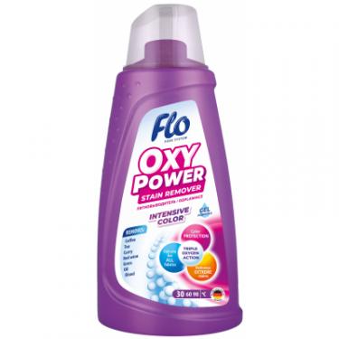 Средство для удаления пятен Flo Oxy Power Color для кольорових тканин 1.5 л Фото