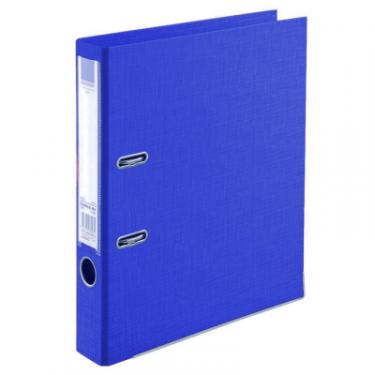 Папка - регистратор Comix А4, 70 мм, PP, двостороння, синій Фото