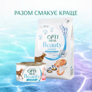 Сухой корм для кошек Optimeal Beauty Podium на основі морепродуктів 4 кг Фото 9