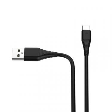 Зарядное устройство ColorWay 1USB Quick Charge 3.0 (18W) black + cable Type C Фото 2