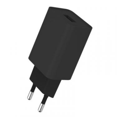 Зарядное устройство ColorWay 1USB Quick Charge 3.0 (18W) black + cable Type C Фото 6