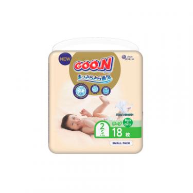 Подгузники GOO.N Premium Soft 4-8 кг розмір S на липучках 18 шт Фото
