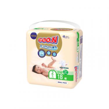 Подгузники GOO.N Premium Soft 4-8 кг розмір S на липучках 18 шт Фото 1