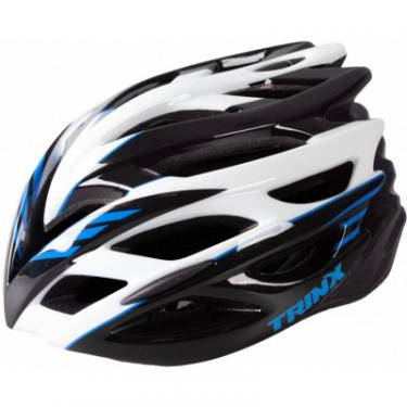Шлем Trinx TT03 59-60 см Black-White-Blue Фото 1