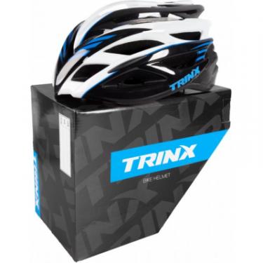 Шлем Trinx TT03 59-60 см Black-White-Blue Фото 3